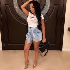 ✨NEW✨Light Blue Denim shorts